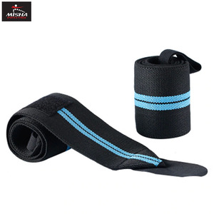 Custom New Arrival Bodybuilding Power Lifting Wrist Supports Weightlifting Gym Wristband Wrist Wraps With OEM ODM Serviced - Product Image 2