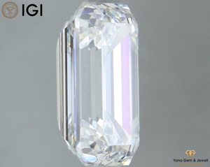 Créez votre moment unique avec un diamant de 4,00 carats de taille émeraude, cultivé en laboratoire par procédé CVD, couleur F, clarté VS1. - Product Image 6