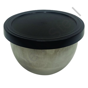 ชามสแตนเลสขนาดเล็กแบบพกพาพร้อมฝาปิดพลาสติกภาชนะใส่เครื่องปรุงอาหารสแตนเลสสตีลพรีเมี่ยม - Product Image 1