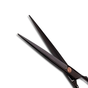 Ciseaux de coiffure professionnels pour cheveux raides, de haute qualité, en acier inoxydable 4Cr13, à pointe arrondie, coupe de précision, pour droitiers - Product Image 5