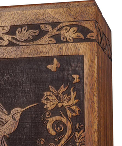 Urnes funéraires en bois pour cendres humaines adultes, personnalisables - Product Image 5