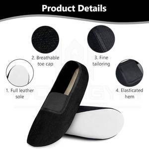 Chaussures de danse et de gymnastique professionnelles OEM, design personnalisé, logo sur mesure, en cuir véritable léger et souple, pour la danse classique et la danse moderne. - Product Image 5