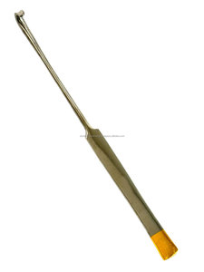 Lot de 3 crochets chirurgicaux manuels en acier inoxydable pour ovariohystérectomie vétérinaire et récupération de cornes utérines, pour hôpital - Product Image 3