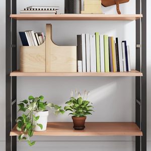 Étagère murale en bois de chêne massif brun clair 31,5 po x 15,7 po x 0,8 po - Product Image 1