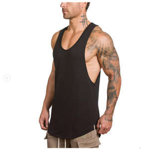 Camiseta sin mangas transpirable para gimnasio de hombre al por mayor, camiseta sin mangas para fitness, camiseta sin mangas para entrenamiento - Product Image 1