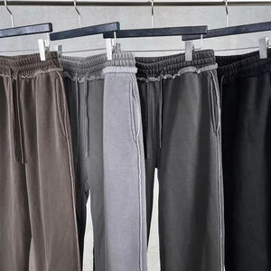 Best Manufacturer Custom Printed <b>Men's</b> Oversized <b>Trouser</b> For Sale Distressed <b>Baggy</b> Vintage <b>Men</b> Acid Wash Sweat Jogger Pant - Product Image 3