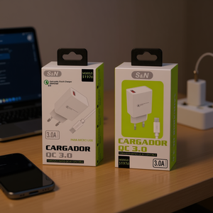 S&N ที่ชาร์จ QC 3.0 3.0A สำหรับ Micro USB พร้อมสาย - Product Image 3