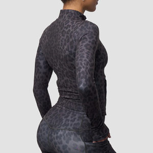 OEM Women's 2027 Autumn Winter <b>Long</b>-<b>Sleeved</b> Yoga Fitness Sports <b>Top</b> Jacket Skinny Fit Plus Size Spandex Material Breathable - Product Image 2