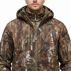 Ensemble uniforme tactique de camouflage multicolore respirant avec chemise de randonnée et pantalon cargo pour les aventures en plein air - Product Image 5