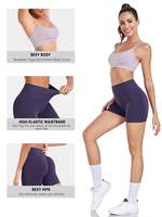 Nouvel ensemble de shorts de yoga 2 pièces personnalisés de haute qualité, anti-bactériens, respirants, à séchage rapide, écologiques, taille haute, avec coutures sur le devant
