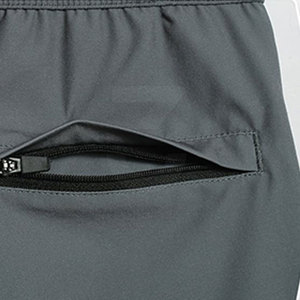 Ergonomic Design High Quality Men's Casual <b>Mid</b> Elastic Waist Gym Shorts Seamless Breathable Quick Dry Knitted Solid Eco-Friendly - Product Image 6
