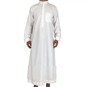<b>Men</b> Juba Premium Quality Traditional Islamic Robe Comfortable Loose Fit Long Sleeve Breathable Fabric Modest Clothing - Product Image 2