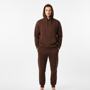 Ensemble de survêtement décontracté pour homme personnalisé, sweat-shirt à capuche et pantalon de jogging assorti, vêtement deux pièces - Product Image 1