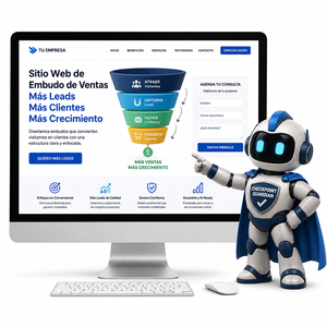 Diseño de Sitio Web de Ventas en Funnel para Negocios con Captura de Leads, Conversión Clara y Crecimiento, Preparado para IA en Línea - Product Image 1