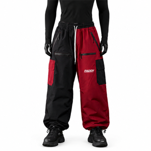 Waterproof Baggy Snow Pants <b>Cargo</b> Winter Ski <b>Trousers</b> Men Windproof Snowboard Bottoms Breathable Outdoor Sports Gear - Product Image 1