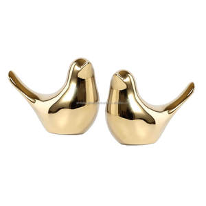 Top Seller Old <b>Decor</b> Accents Small Animal Statues Modern Home Decorative <b>Birds</b> Sculpture Bookshelf, Coffee Table (Gold <b>Bird</b>) - Product Image 1