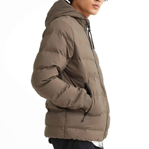 Abrigos de Invierno Personalizados, Ultraligeros, de Algodón, con Bordado, Acolchados, con Capucha, Transpirables, Estilo Urbano, Chaqueta Acolchada para Hombre - Product Image 3