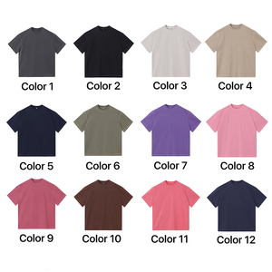 Camisetas de Hombre para Uso en Exteriores, Nuevo Diseño, Lavado Ácido, Color Sólido, 100% Algodón, Estilo Urbano, Secado Rápido, Transpirables, Personalizables, Venta al Por Mayor - Product Image 4