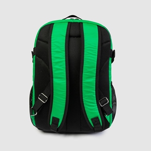 Mochila de Animadoras Personalizada con Estampado, Poliéster Verde con Ribete Negro, Múltiples Bolsillos, Correa con Hebilla, Logotipo Personalizado al por Mayor OEM - Product Image 4