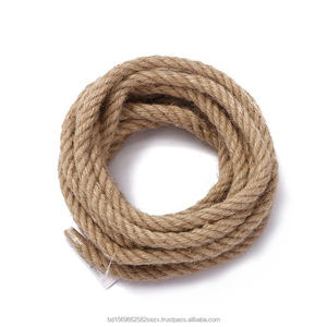 Cuerda de Yute Trenzada de 3-20 mm, 3/4 Hebras, 100% Natural, Ecológica, Duradera, Biodegradable, de Alta Calidad, Diámetro Exterior Personalizado - Product Image 5