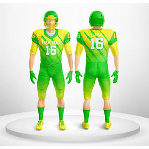 เสื้อทีมอเมริกันฟุตบอลพิมพ์ลายโลโก้ตามสั่ง ระบายอากาศได้ดี แขนสั้น สำหรับฝึกซ้อมและแข่งขัน - Product Image 3