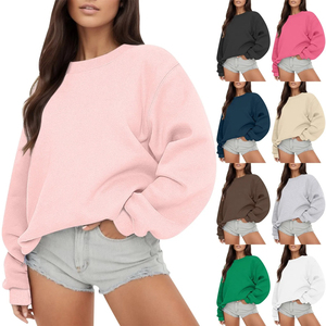 street fashion lightweight warm <b>women</b> sweatshirt long sleeve comfortable outfit ladies pullover modern look loose fit everyday - Product Image 3
