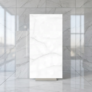 Oscar Grey 60x120 Porcelanato Carrelage de céramique brillant pour sol Carrelages en porcelaine de marbre blanc standard Carrelages de sol et de mur en céramique - Product Image 2