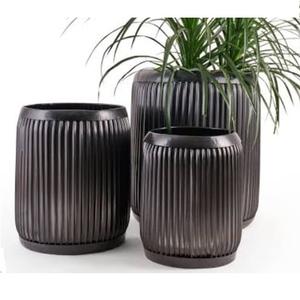 Jardinière en bois grande et moderne, artisanale et à motifs, pour la maison, décoration intérieure et extérieure, jardin, plantes, fleurs, pots et jardinières - Product Image 2