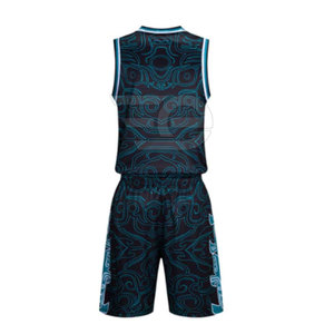 Tenue de Compétition d'Entraînement – Maillot de Basketball par Sublimation Léger et Respirant pour Équipe – Vêtements de Sport pour Entraînement et Match - Product Image 2