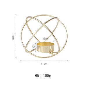 Round Shaped <b>Tea</b> Light Candle Votive Holder for Home Decoration Office Decoration Made From Premium Quality Metal in Bulk - Product Image 1