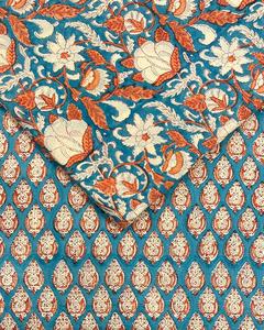 Tela 100% algodón suave y puro con estampado floral para ropa - Túnica india para vestidos, cortinas, ropa de dormir, juguetes, ligera - Product Image 5