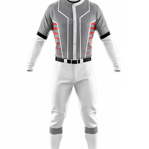 Tenue d'équipe de qualité supérieure, uniforme de baseball confortable à vendre / Meilleur fabricant d'uniformes de baseball en tissu polyester - Product Image 3
