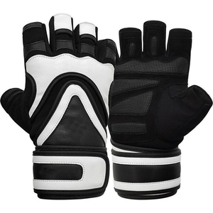 Men Gym <b>Half</b> Finger Gloves Breathable Anti <b>Slip</b> Weight Lifting Workout Fitness Training Crossfit Palm Protection Custom OEM - Product Image 1