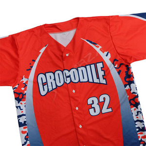 Custom Design High Quality Sublimation Buttons up Men's Baseball <b>Shorts</b> 100% <b>Polyester</b> Anti-Bacterial - Product Image 2