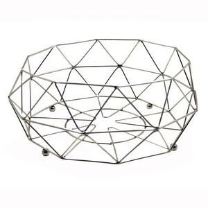 Hot Sale Metal <b>Wire</b> <b>Basket</b> Rectangle Gold Finishing for Home and Kitchen <b>Storage</b> <b>Basket</b> for Grocery & Food - Product Image 3
