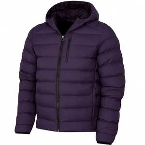 Veste softshell à capuche pour homme, couleur unie, coupe ample, fermeture éclair, style décontracté, polyester léger, garnissage 150g-200g - Product Image 1