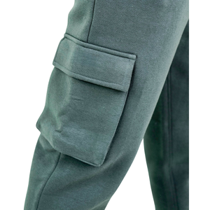 Ensemble de survêtement à capuche pour homme avec pantalon cargo et poches utilitaires, style streetwear décontracté, vente en gros, ensembles de vêtements deux pièces personnalisés OEM - Product Image 6