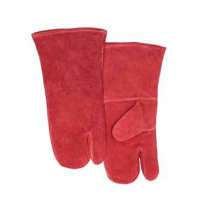 Gants en cuir de vachette pleine fleur de haute qualité, nouveau design, résistants à la chaleur, pour four, boulangerie, barbecue, lutte contre les incendies - Product Image 3