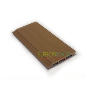 Panneaux muraux WPC au design classique personnalisé, imperméables, ignifuges, revêtement extérieur cannelé, fournisseur OEM - Product Image 1