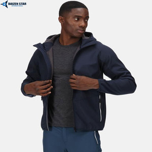 High Quality <b>Soft</b> <b>Shell</b> <b>Jacket</b> Stand Front Pocket Windproof Eco-Friendly Breathable <b>Hooded</b> Outdoor Clothing OEM ODM Manufacturer - Product Image 3