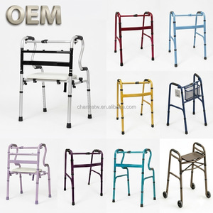 Taiwan OEM ODM Manufacturer Custom Aluminum <b>Rollator</b> <b>Walker</b> Lightweight Foldable Elderly Mobility Aid Supplier Daily Living Aids - Product Image 1