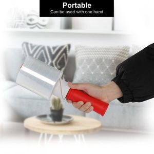 12pcs Polyethylene 4in*800ft Clear <b>Stretch</b> <b>Wrap</b> Includes Two Red Handles Product Category Strapping - Product Image 5