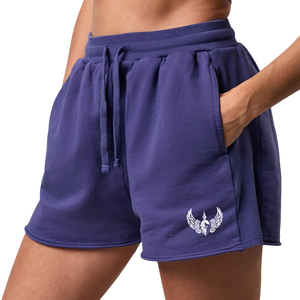 Shorts de sport décontractés pour femmes, couleur violet délavé, respirants, pour l'entraînement, le fitness, les activités sportives et le quotidien - Product Image 6