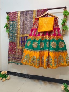 Costume de travail à la main en perles, dernière édition de mariage indien, robe de travail à effet miroir, offre spéciale, 2022 - Product Image 3