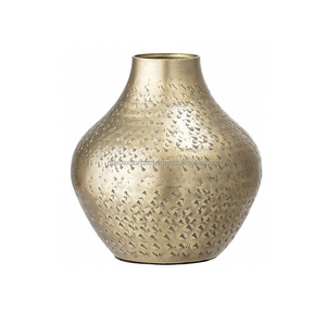 Florero de metal fino alto hecho a mano de calidad superior, diseño moderno de aluminio para bodas elegantes, fiestas y eventos, decoración - Product Image 4