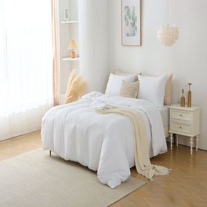 Solid Color King Size Duvet Cover Set 3-Piece Bedding Including 1 Duvet Cover and 2 Pillow Shams Comforter Not Included - Product Image 4