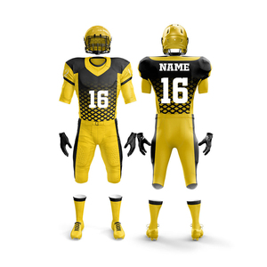 Uniformes de Fútbol Americano Personalizados con Nombre y Logotipo del Equipo para Adultos y Jóvenes, Nueva Llegada, Transpirables, de Secado Rápido, Manga Corta - Product Image 2