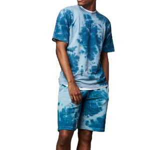 Nouveaux ensembles décontractés d'été pour hommes : T-shirts et shorts imprimés numériquement par sublimation intégrale de haute qualité – Modèle Ringer - Product Image 1