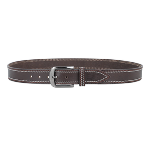 Ceinture de créateur en cuir véritable à 100 % avec boucle à ardillon en acier inoxydable/laiton/alliage, logo personnalisable, prix de gros - Product Image 1