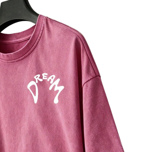 เสื้อยืดโอเวอร์ไซส์ แขนสั้น คอกลม พิมพ์ลายกราฟิก ผ้าฝ้าย 100% น้ำหนัก 280 กรัม สไตล์ลำลอง สตรีทแวร์ ระบายอากาศดี ขายส่ง แฟชั่น - Product Image 3
